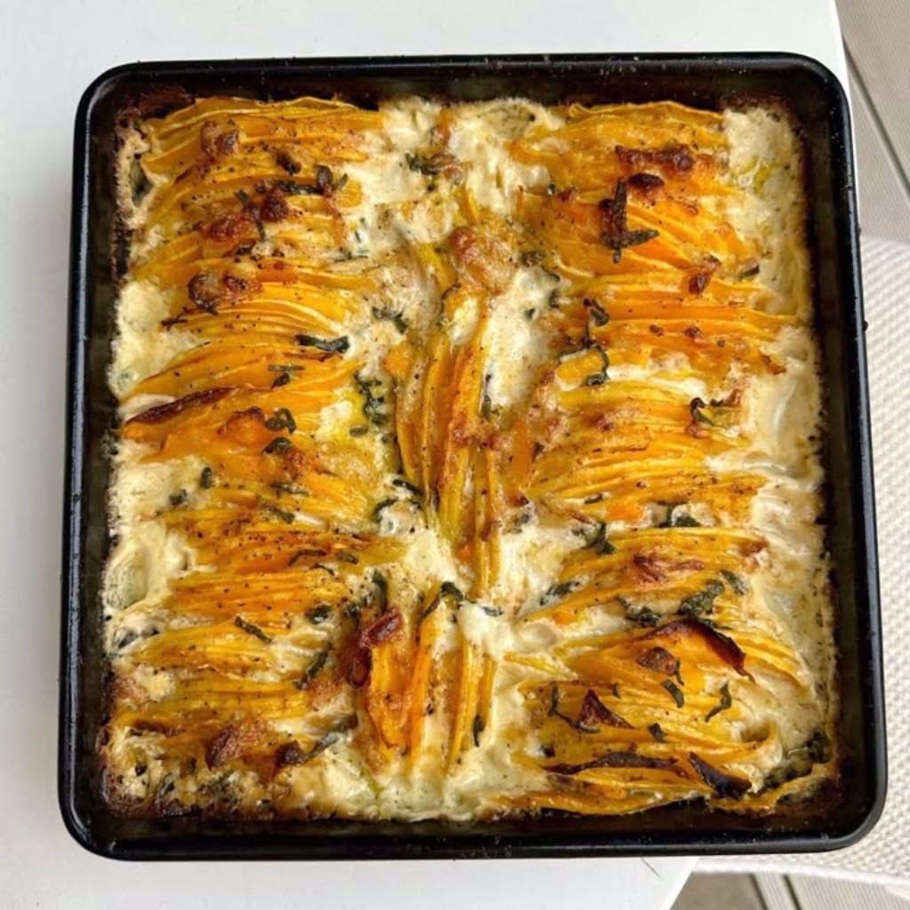 Squash Gruyère Gratin Recipe
