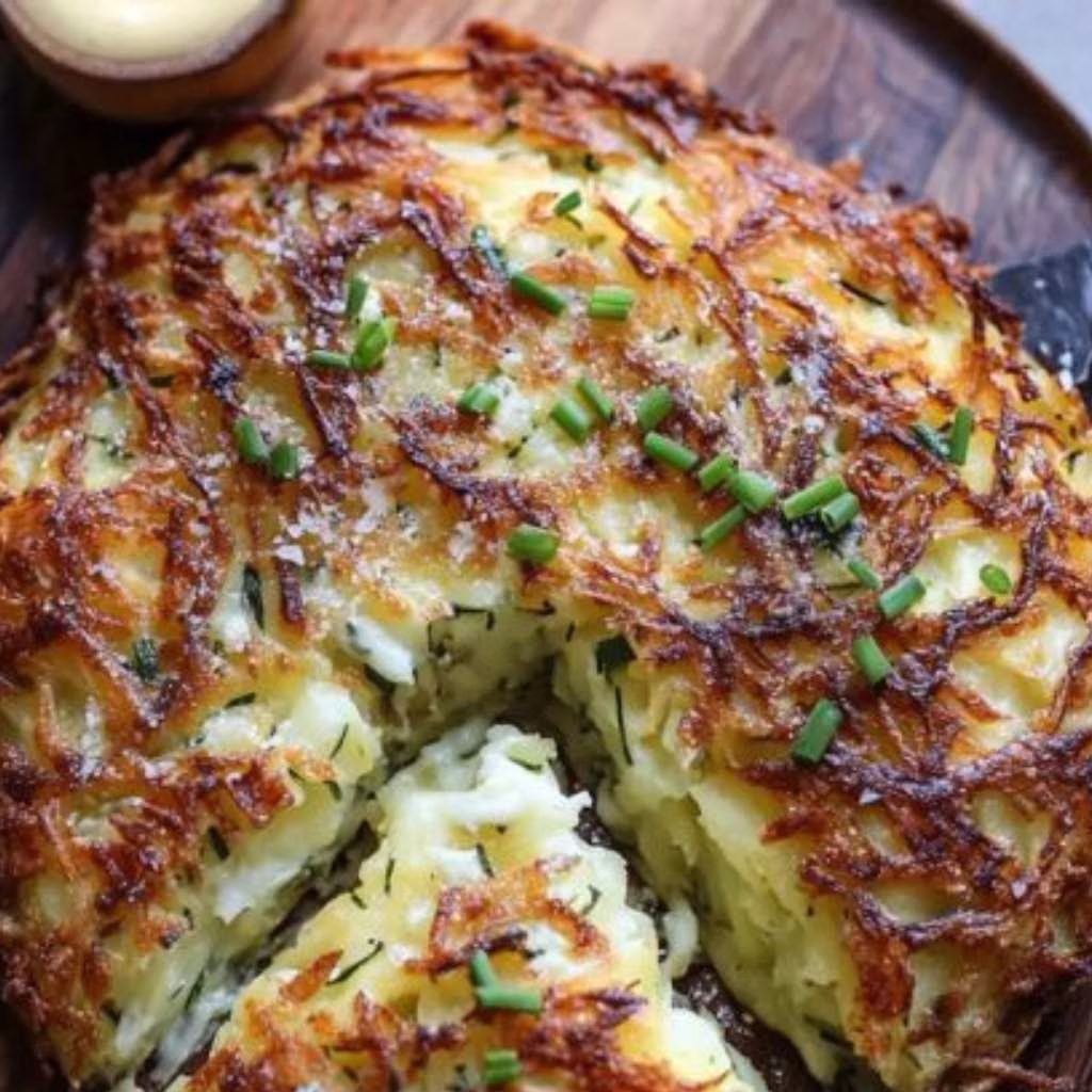 Jarlsberg-Stuffed Potato Rösti Recipe