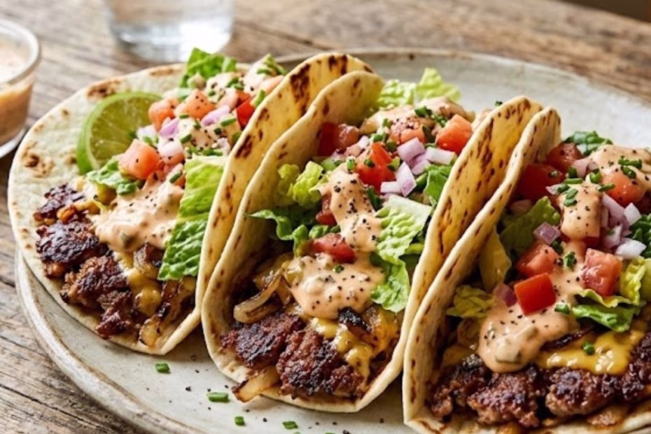 Animal Style Smashburger Tacos Recipe