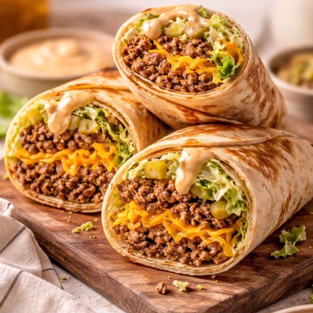 Big Mac Wraps Recipe
