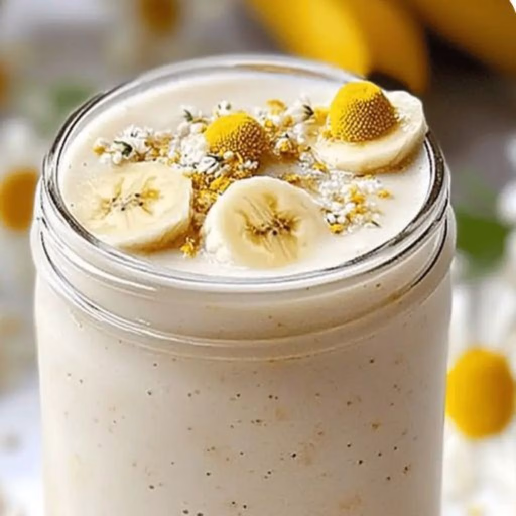 Easy Banana Chamomile Tea Smoothie Recipe
