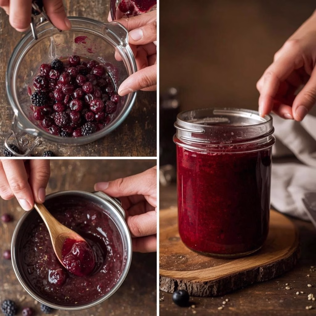 Berry Maple Chia Jam Recipe