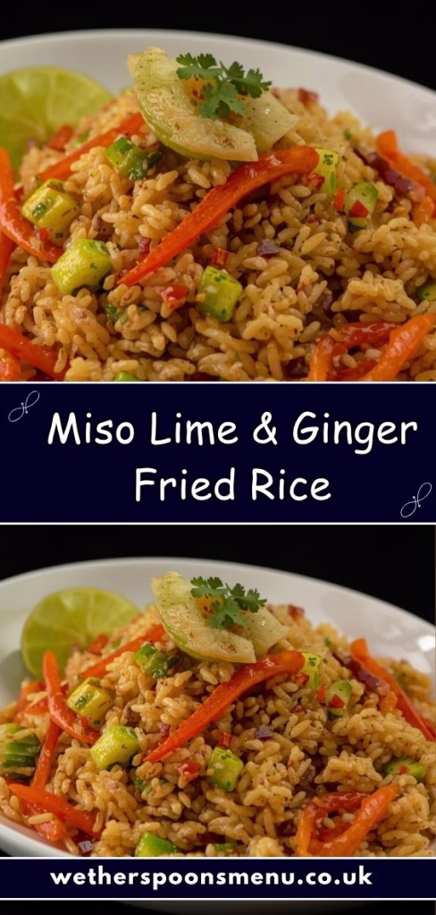 Miso Lime & Ginger Fried Rice Recipe