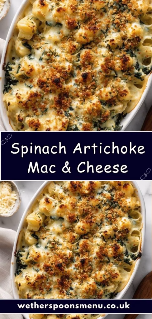 Spinach Artichoke Mac & Cheese Recipe