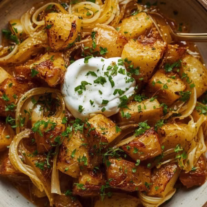 Caramelised Fennel & Potatoes with Tahini Cream & Gremolata Recipe