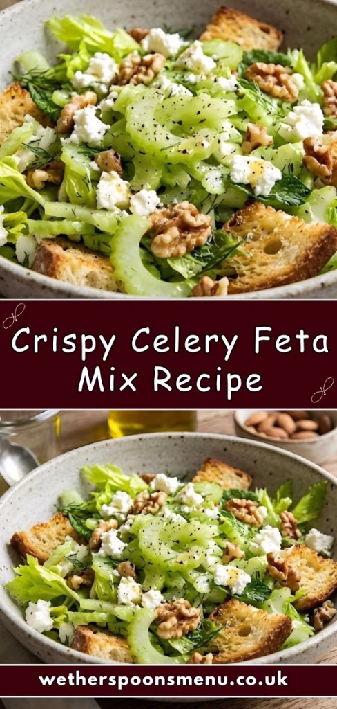 Crispy Celery Feta Mix Recipe
