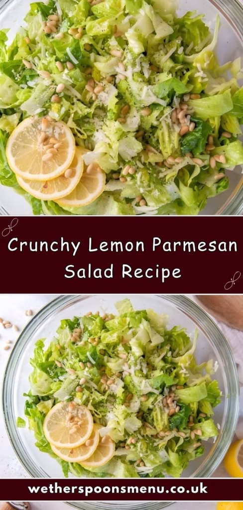 Crunchy Lemon Parmesan Salad Recipe