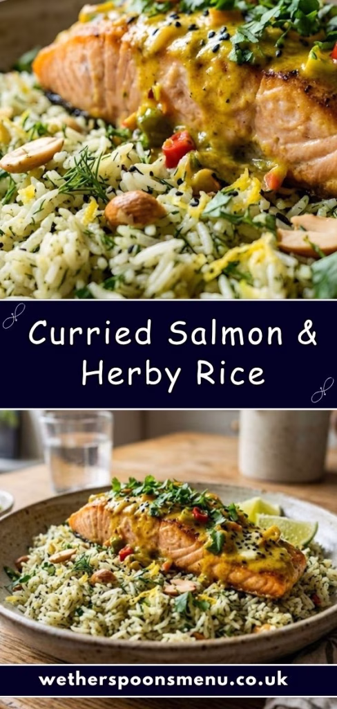 Curried Salmon & Herby Rice Recipe
