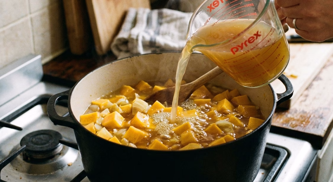 Easy Miso, Squash and Ginger Soup Recipe