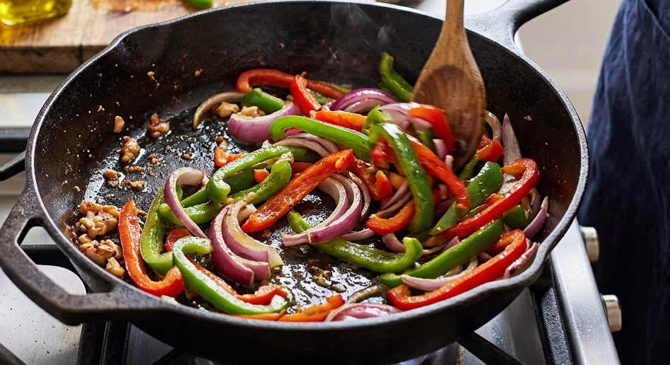 Pesto Chicken with Peppers Recipe