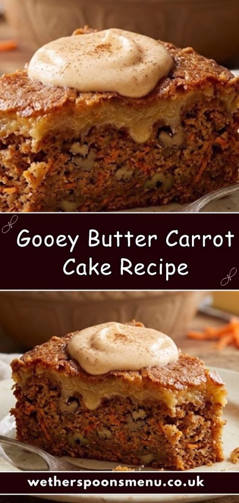 Gooey Butter Carrot Cake