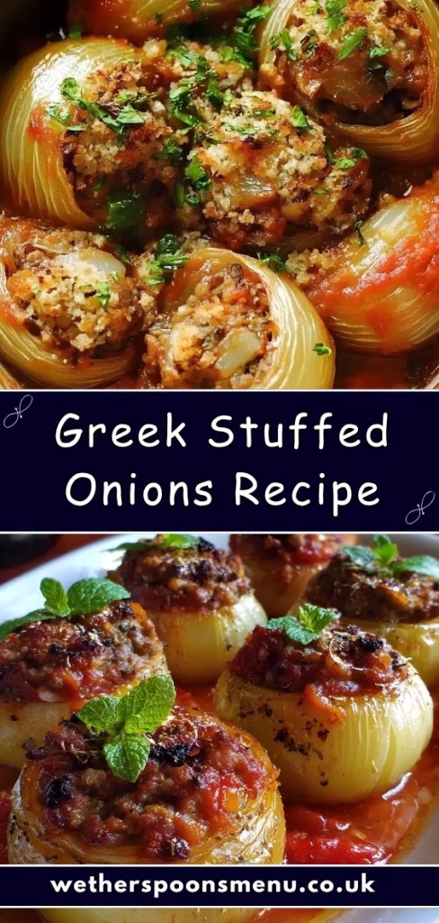 Greek Stuffed Onions Recipe