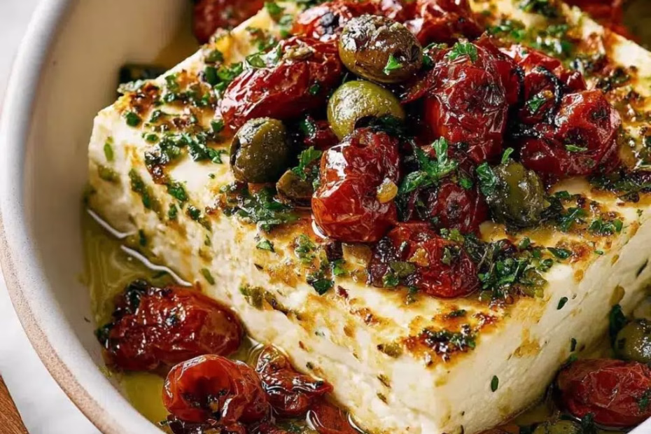 Mediterranean Baked Feta Recipe