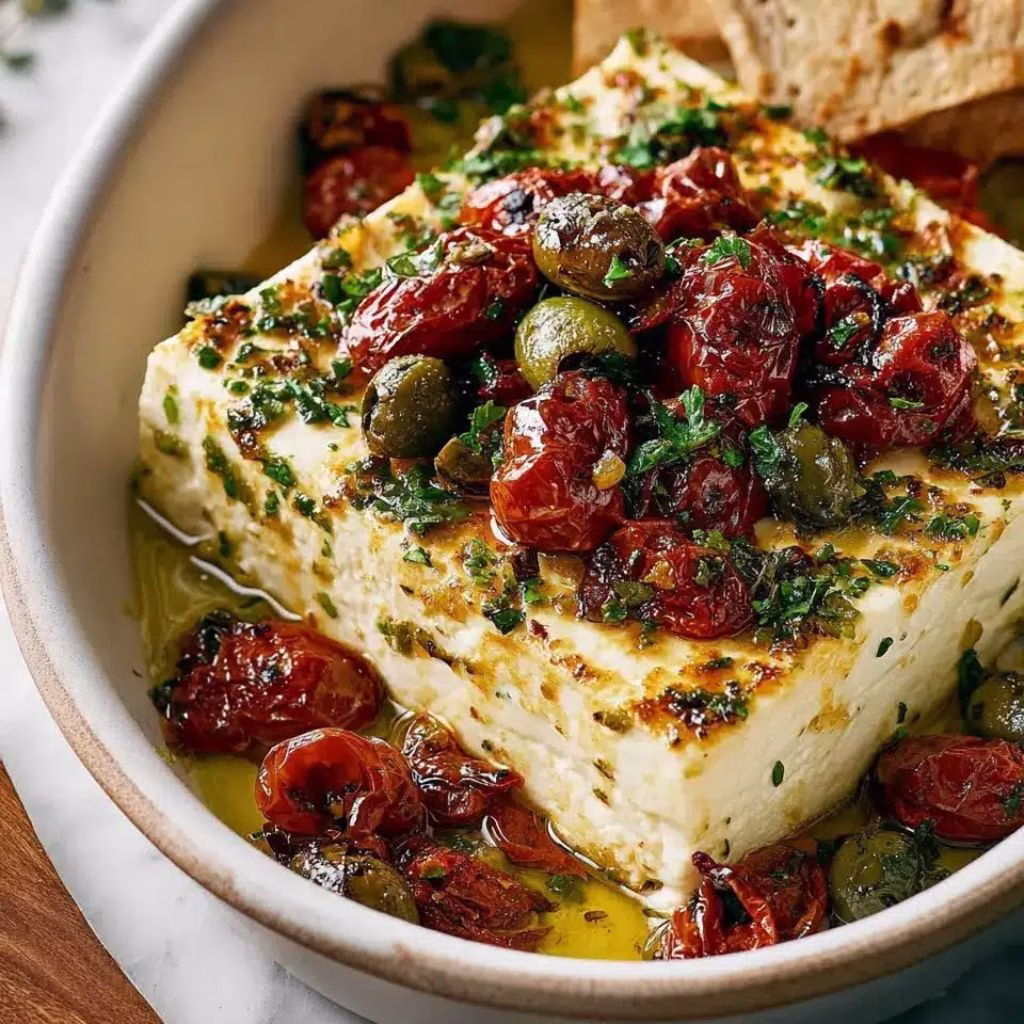 Mediterranean Baked Feta Recipe