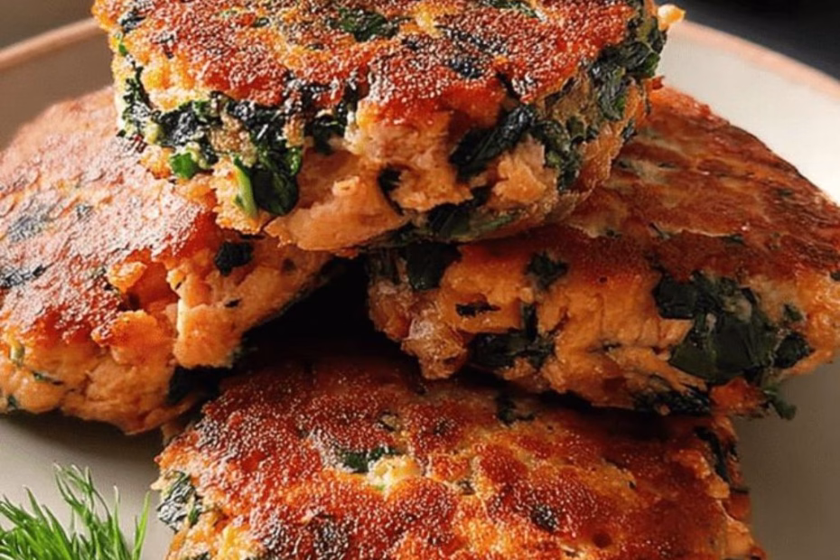 Mediterranean Salmon Patties Recipe