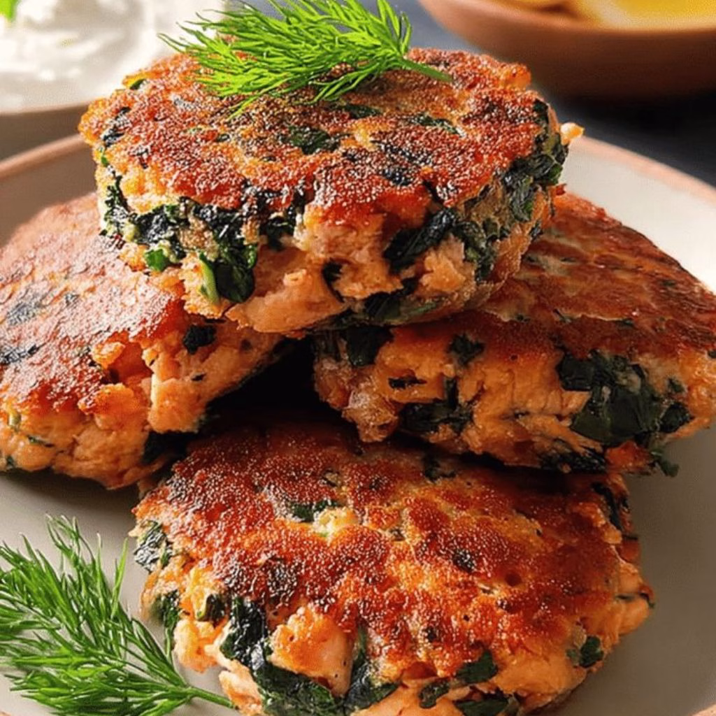 Mediterranean Salmon Patties Recipe