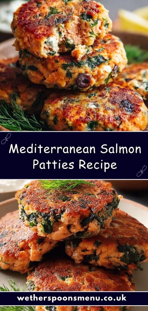 Mediterranean Salmon Patties Recipe