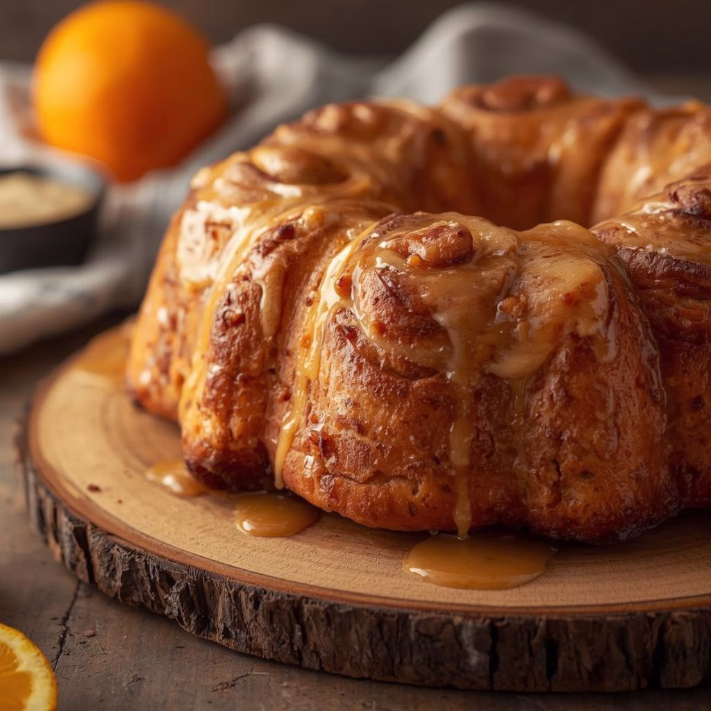 Orange Cinnamon Sweet Roll Monkey Bread Recipe