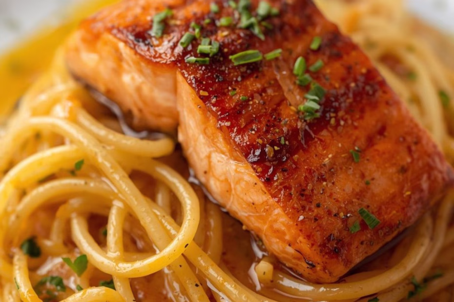 Salmon Linguine With Chilli Oil Recipe