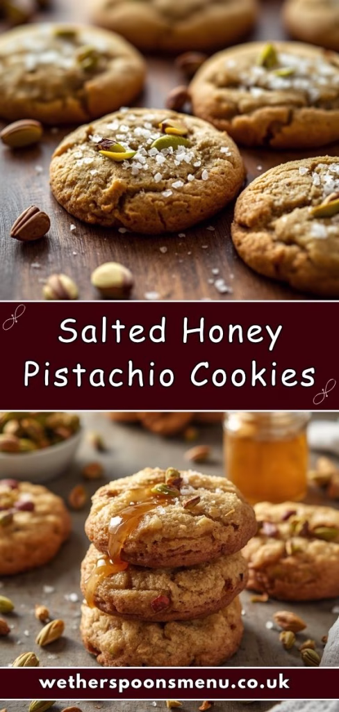 Salted Honey Pistachio Cookies Recipe