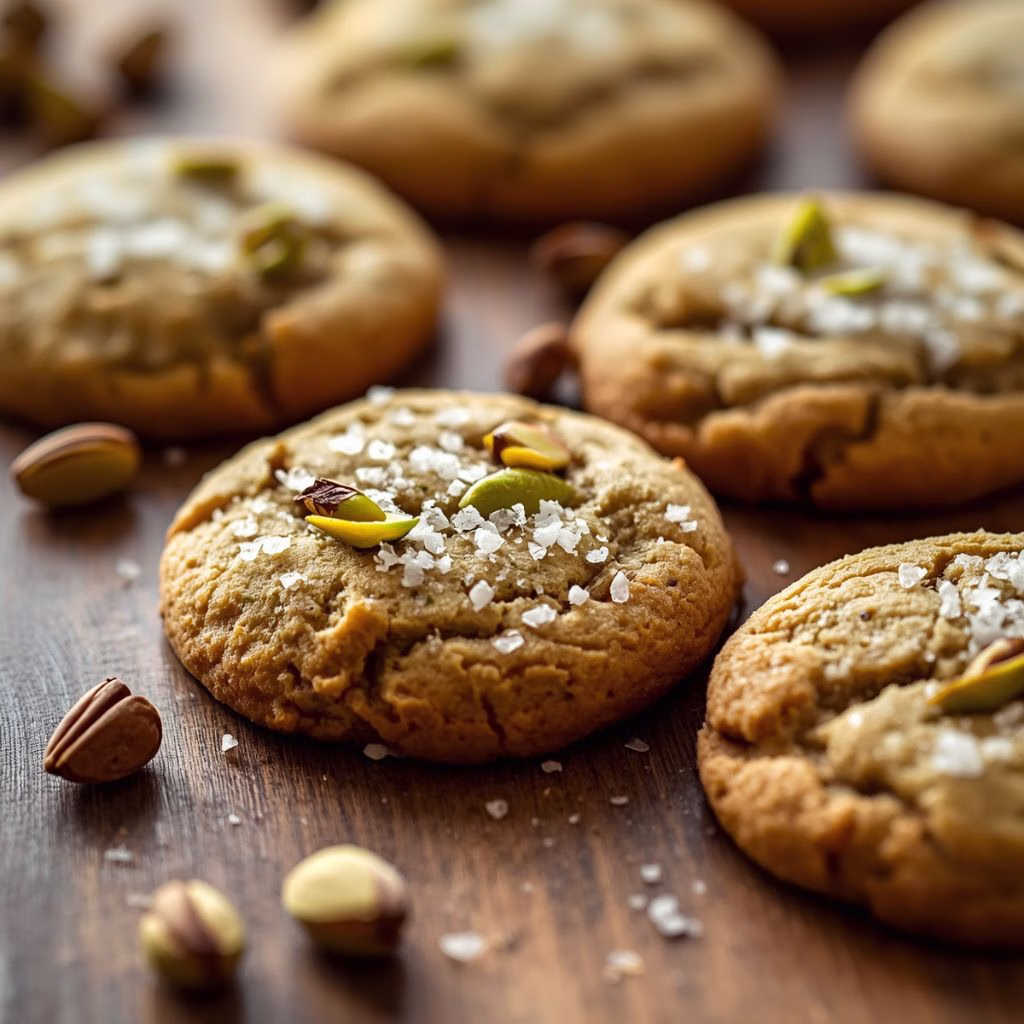 Salted Honey Pistachio Cookies Recipe