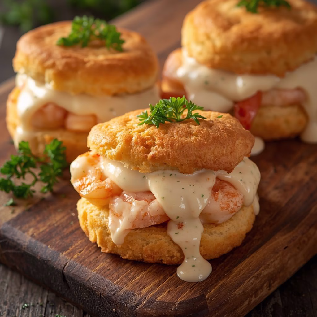 Shrimp Crab Biscuit Melts Recipe