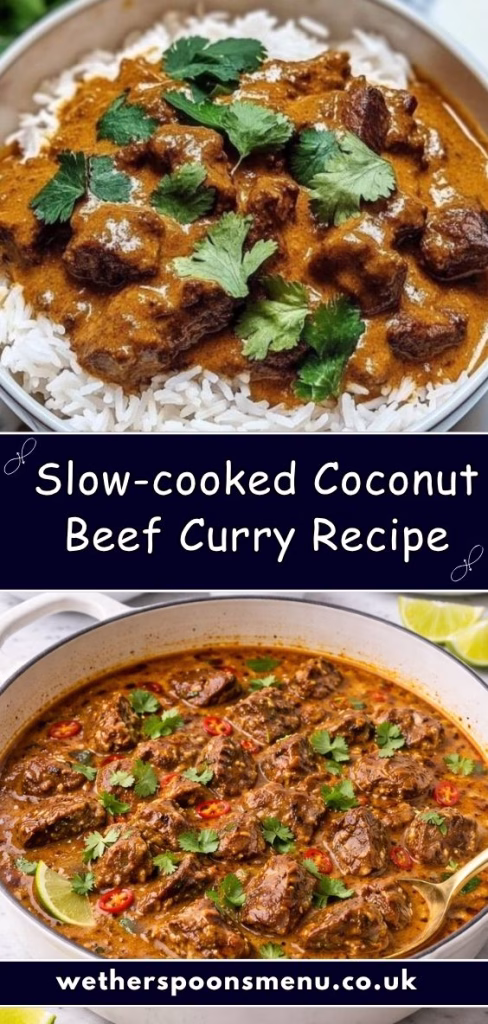 Slow-Cooked Coconut Beef Curry Recipe