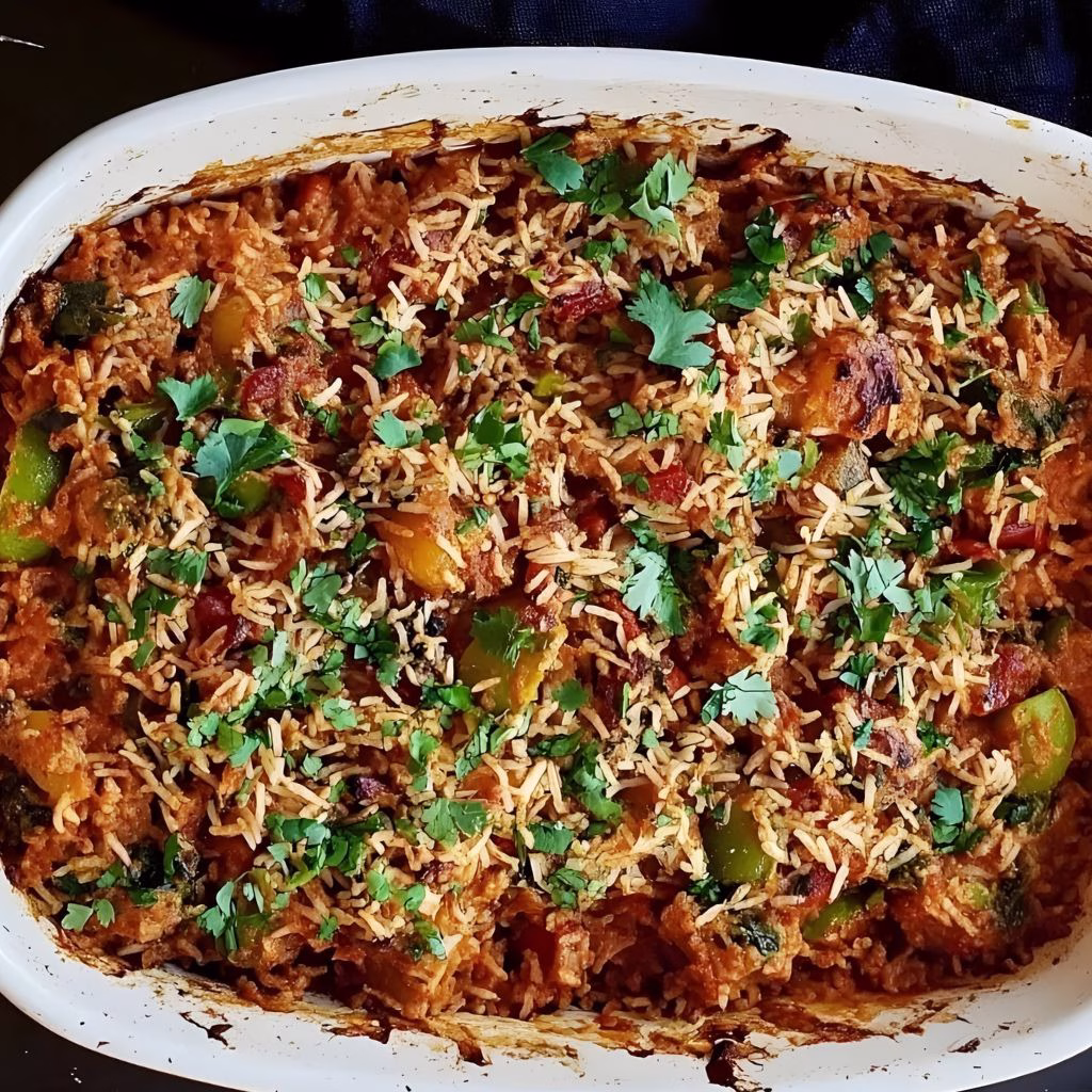 Tikka Masala Rice Bake Recipe