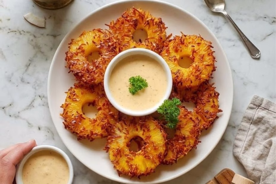 Rum-Soaked Fried Pineapple Recipe