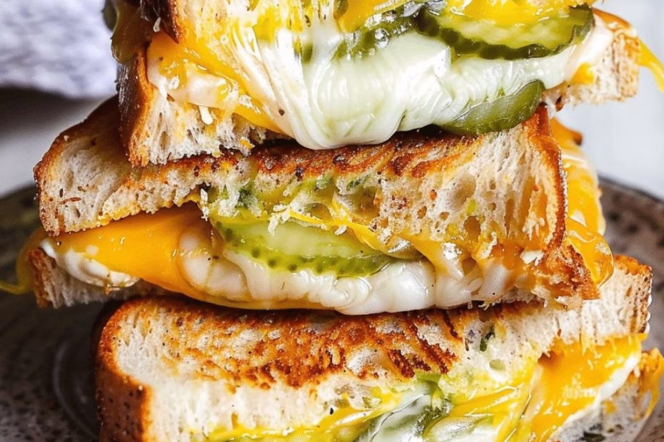Pickle Grilled Cheese Sandwich Recipe