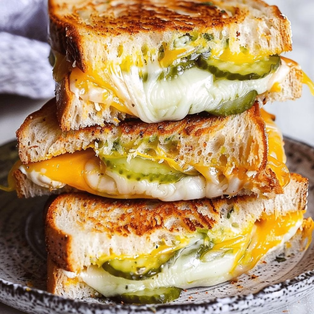 Pickle Grilled Cheese Sandwich Recipe