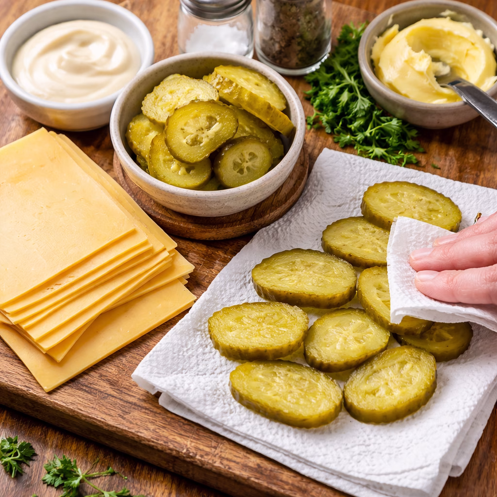 Pickle Grilled Cheese Sandwich Recipe