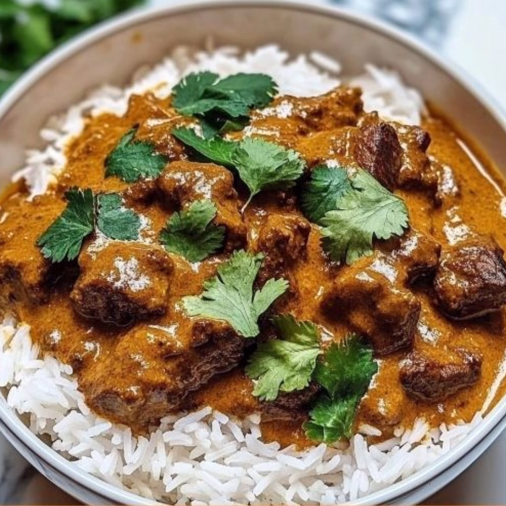 Slow-Cooked Coconut Beef Curry Recipe