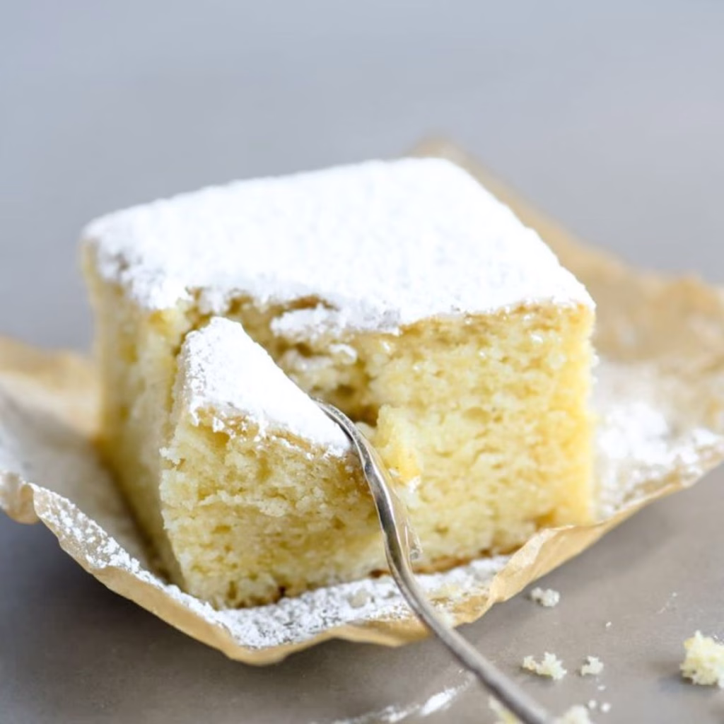 Powdered Sugar Donut Cake Recipe