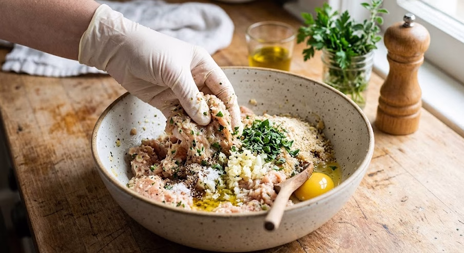 Greek Chicken Burgers with Tzatziki Recipe