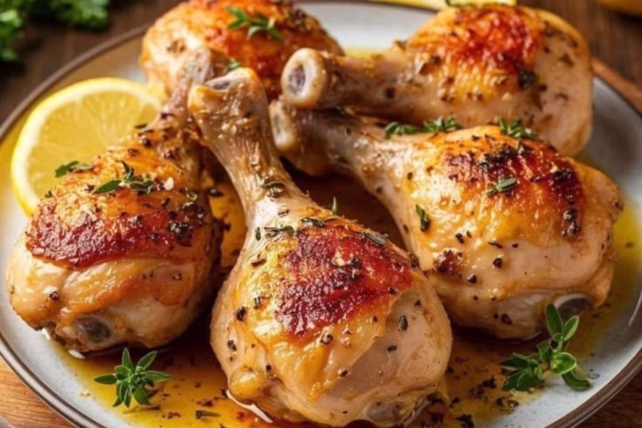 Lemon Rosemary Chicken Drumsticks Recipe