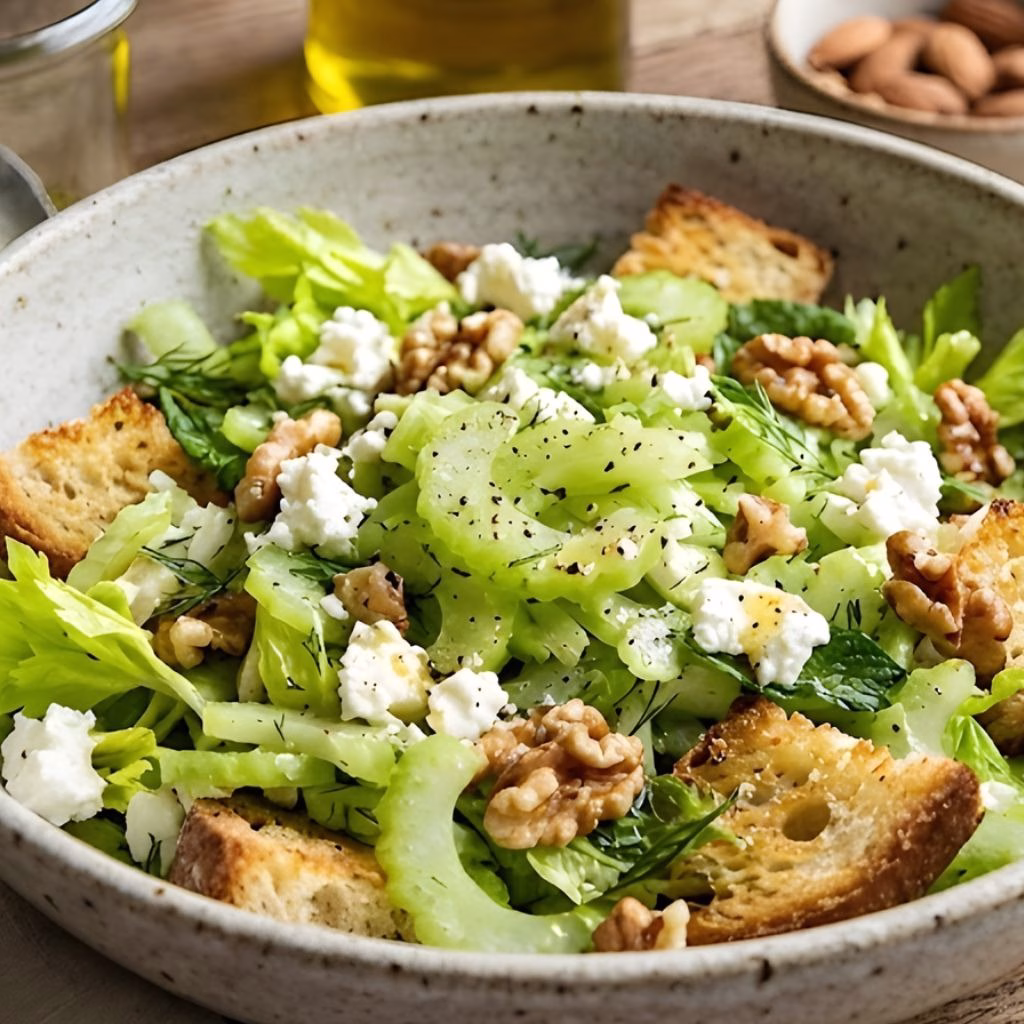 Crispy Celery Feta Mix Recipe