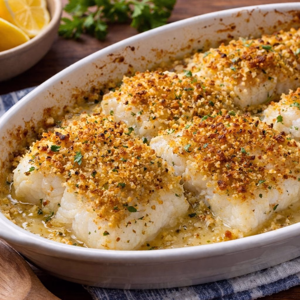 Boston Baked Cod Recipe 